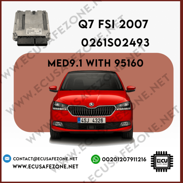 IMMO OFF MED9.1 WITH 95160 0261S02493 Q7 FSI 2007