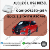 IMMO OFF EDC1.3.3 (with 93c46) 0281001253-254 AUDI 2.0 L