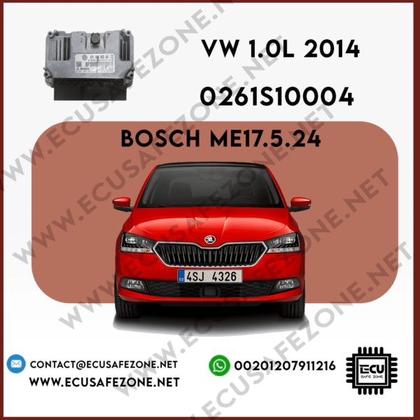IMMO OFF BOSCH ME17.5.24 0261S10004 VW UP 1.0L 2014