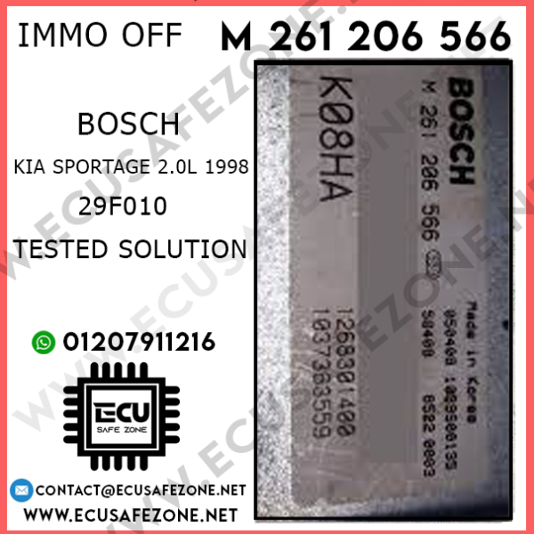 IMMO OFF M 261206566 KIA SPORTAGE 2.0L 1998