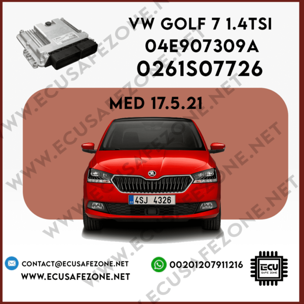 IMMO OFF BOSCH MED17.5.21 0261S07726 VW GOLF 7 1.4TSI