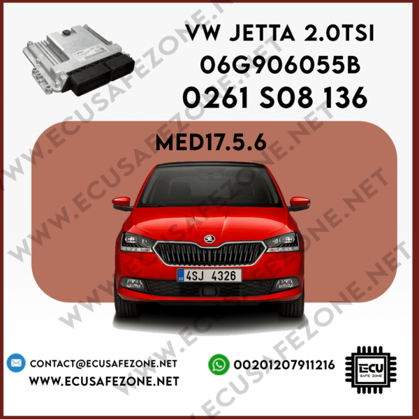 IMMO OFF BOSCH MED17.5.6 0261S08136 VW JETTA 2.0TSI