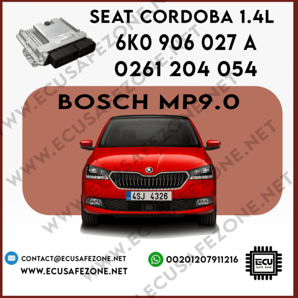 IMMO OFF BOSCH MP9.0 0261 204 054 Seat cordoba 1.4l
