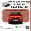 IMMO OFF BOSCH ECU WITH 95040 ME 7.1 0261 206 123 AUDI A6 2.8 L 1998-2001