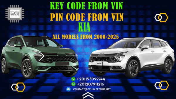 KIA pin code and key code